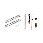Powertec 71387 110" Track Saw Guide Rail Joining Set And 71409 Quick Screw Gu... New. Price: $177.66.