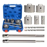 Yosight 9-PCS Masonry Concrete Hole Saw Kit 30-100MM Tungsten Carbide Drill New. Price: $107.99.