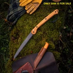 Woxna Halsing Folding Saw 10" Black Finish High Carbon Steel Blade Oak Handle New. Price: $174.69.