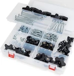 Powertec 71128 Piece Set T-track Knob Kit, 5/16"-18, Silver New. Price: $100.29.