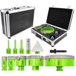Fachlich Diamond Core 6/8/10/25/35/50/75/127MM+20F+2"CHAMFER Bit+sds, Green New. Price: $167.28.