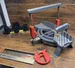 Vintage Craftsman 881.36303 Miter Box W/ Clamp + Stanley 19-112 & Saw Used. Price: $59.00.