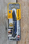 Camillus Thin Blue Line Assisted Folding Knife 3.25" 440 Steel Blade Tpr Handle New. Price: $19.99.