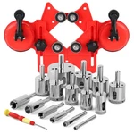 Workease Diamond Hole Saw Kit, 17 Pcs Tile Drill Bits Set With Double Silver New. Price: $41.30.