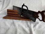 Antique Perfection Miter Box W/henry Disston & Sons Cast Steel Saw Used. Price: $189.99.