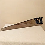 Vintage Sears Roebuck & Co. 26" 8 Point Std Crosscut Saw W/ Plastic Handle Used. Price: $19.95.