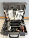 Rotozip SCS01 Spiral Saw Gray With Manuals & Attachments And Case Tested - Works Used. Price: $38.00.