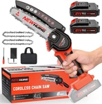 New Huing Handheld Portable Chainsaw With Batteries, 21V. Price: $204.50.