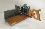 Vintage Sears Craftsman Model 881.3634 Miter Box With Jarnbirger Ab Orsa 14" Saw Used. Price: $39.99.
