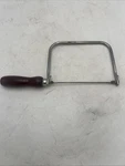 Vintage Stanley 15-104 Coping Saw Wood Handle Used. Price: $12.00.